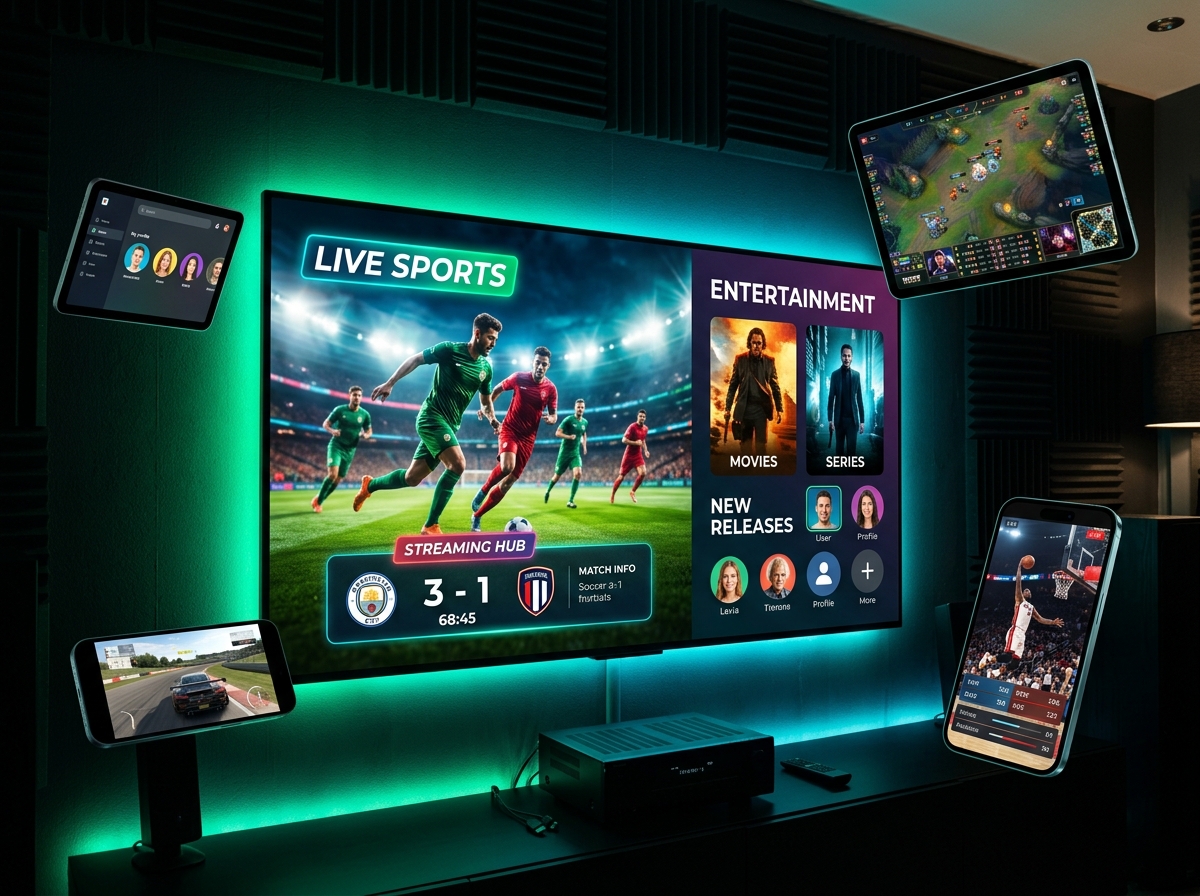 4K & 8K IPTV Streaming on All Devices